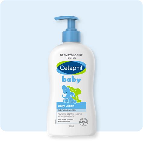 Protect Baby's Skin with Cetaphil Baby Daily Lotion .